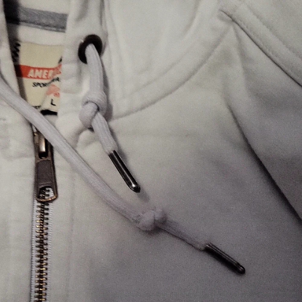American Giant Women's Classic Full-zip Hoodie In Light Grey - Picture 8 of 8